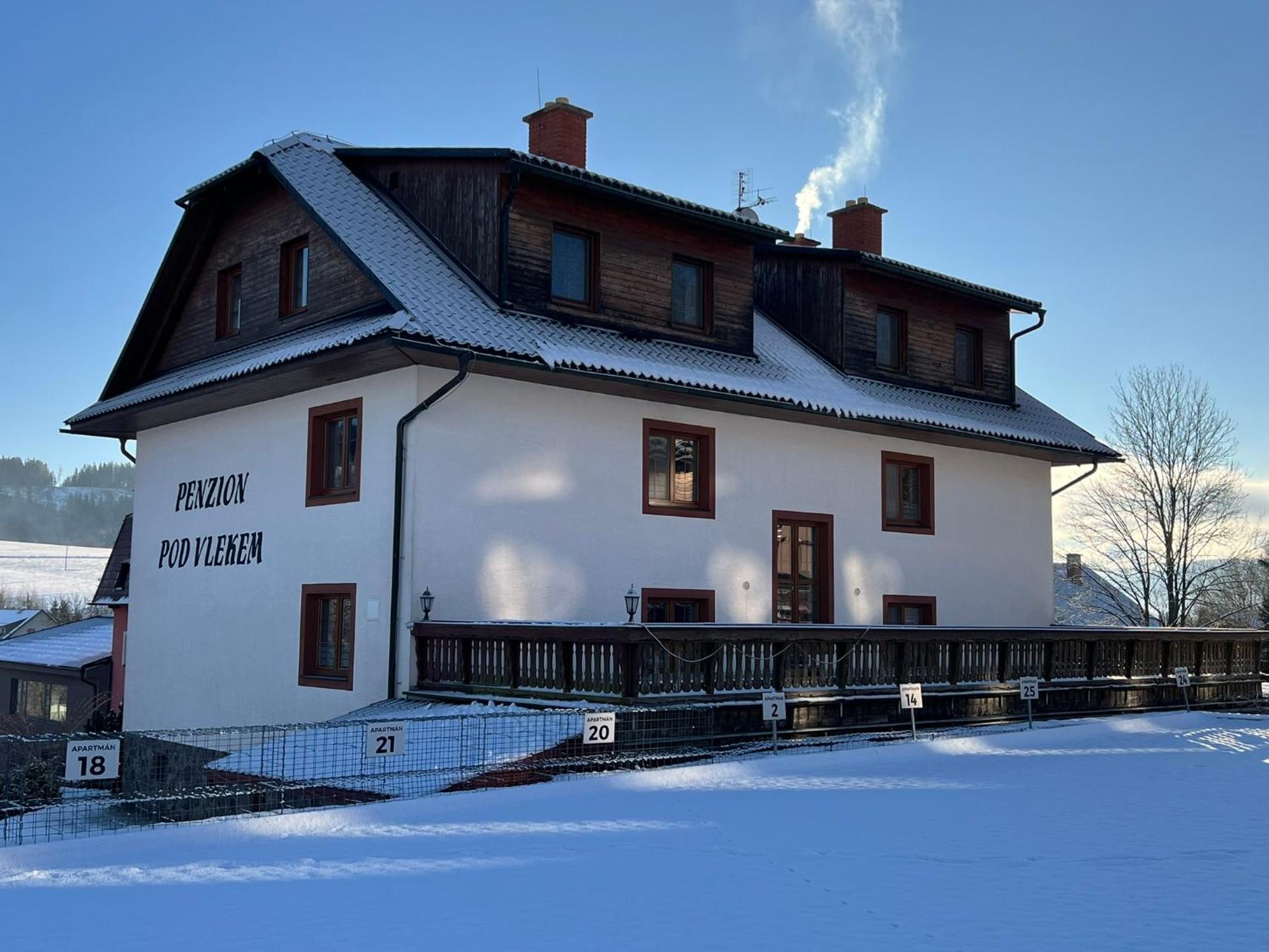 Penzion Pod Vlekem Dolní Morava Exteriér fotografie